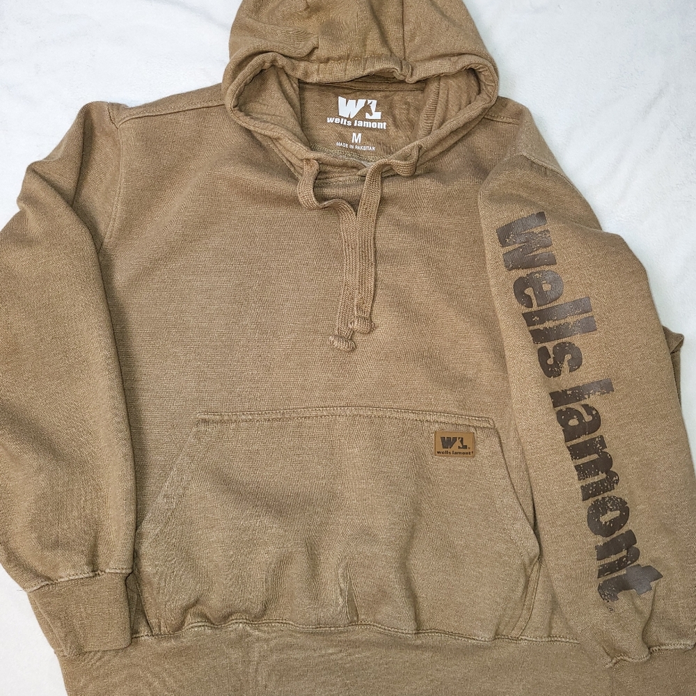 Wells Lamont Workwear Hoodie Men's Size Medium Horses Equestrian Stable - Picture 9 of 9
